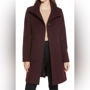 Women's Burgundy Coat